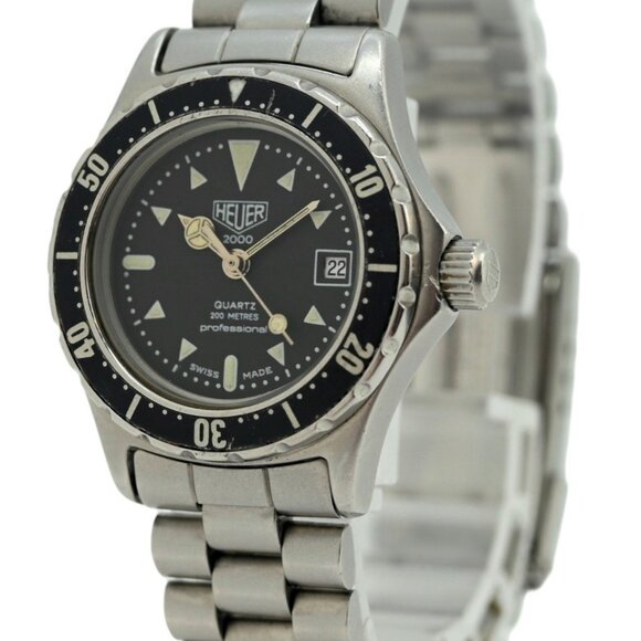 Early Heuer 28mm Ladies Professional 2000 Series Swiss Dive Watch main image 7
